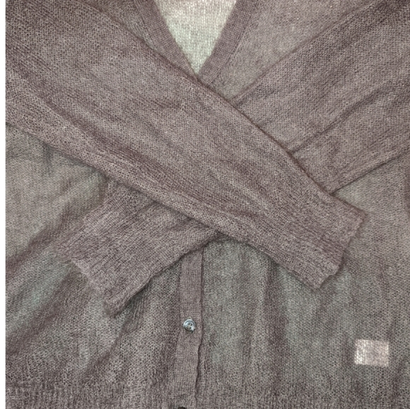 J. Jill delicate sheer cardigan, size small, button-up, Excellent condit… - Picture 8 of 9